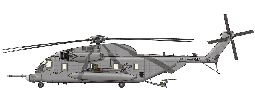 Profil couleur du Sikorsky MH-53 Pave Low