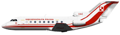 Profil couleur du Yakovlev Yak-40 ‘Codling’