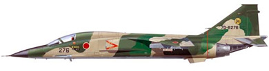 Profil couleur du Mitsubishi F-1