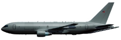Profil couleur du Boeing KC-767 / KC-46 Pegasus