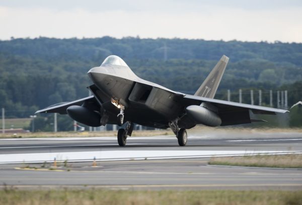 F-22 Raptors arrive in Europe