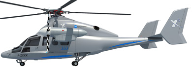 Profil couleur du Eurocopter X3