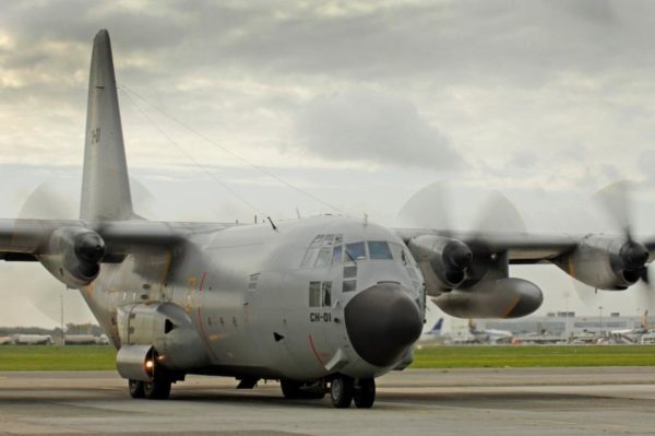 Lockheed C-130H Hercules.