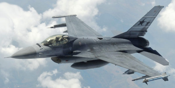 General Dynamics F-16A Fighting Falcon.