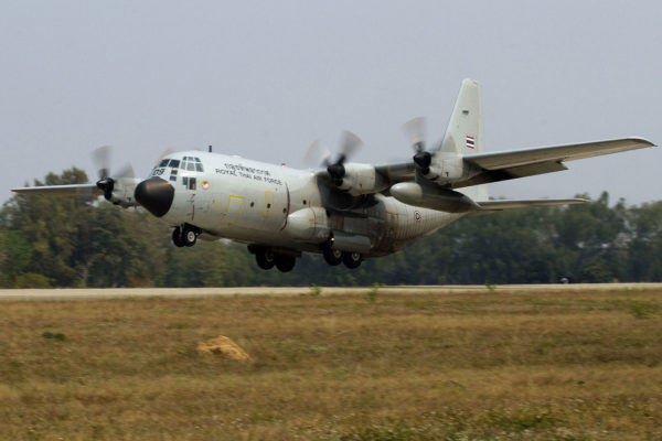 Lockheed C-130H Hercules.