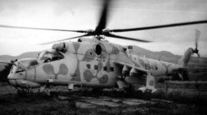 Une des rares photos d'un Mi-24RKhR.
