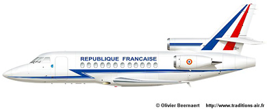 Profil couleur du Dassault Aviation Falcon 900