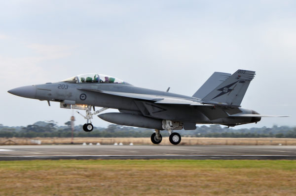 Boeing F/A-18F Super Hornet.