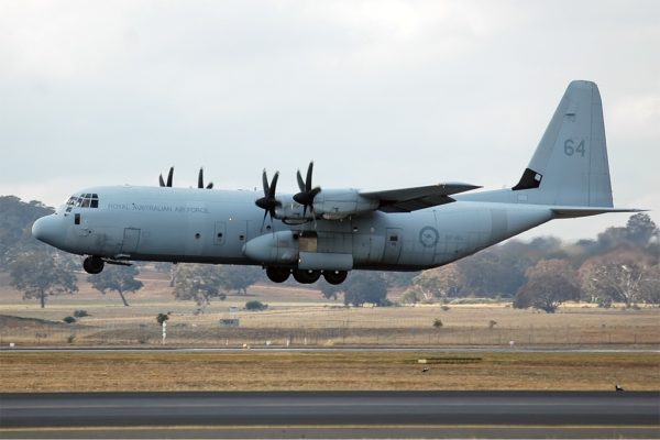 Lockheed-Martin C-130J-30 Hercules.