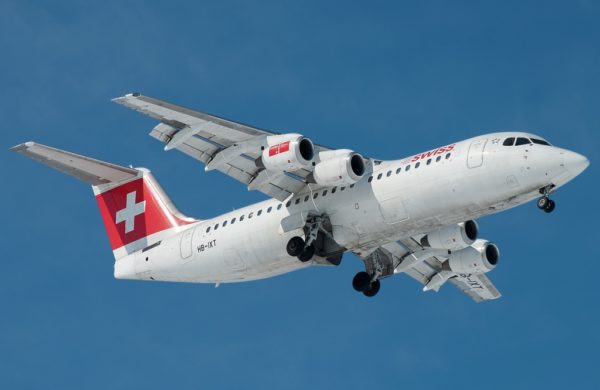 Swiss avro rj100