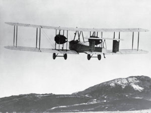 Vickers-Vimy-with-Alcock-and-Brown-aboard-departs-St.-Johns-newfoundland-14-June-1919-CF-Photo