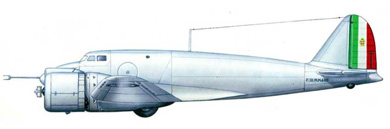 Profil couleur du Piaggio P.111