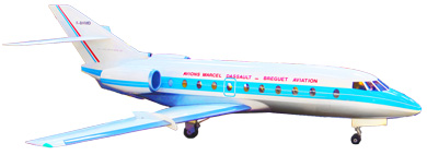 Profil couleur du Dassault Falcon 30