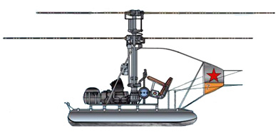 Profil couleur du Kamov Ka-10 ‘Hat’