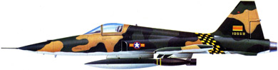 Profil couleur du Northrop F-5 Freedom Fighter
