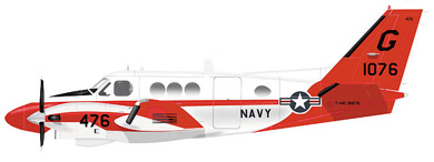 Profil couleur du Beechcraft U-21 Ute / T-44 Pegasus