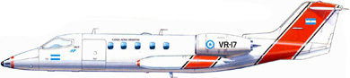 Profil couleur du Bombardier Learjet 35 (C-21)