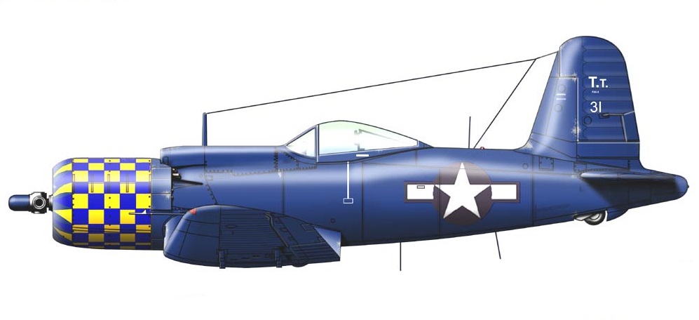 Profil couleur du Goodyear F2G Super Corsair