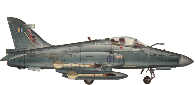 Profil couleur du British Aerospace Hawk 200