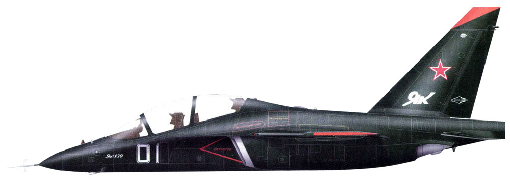Profil couleur du Yakovlev Yak-130 ‘Mitten’