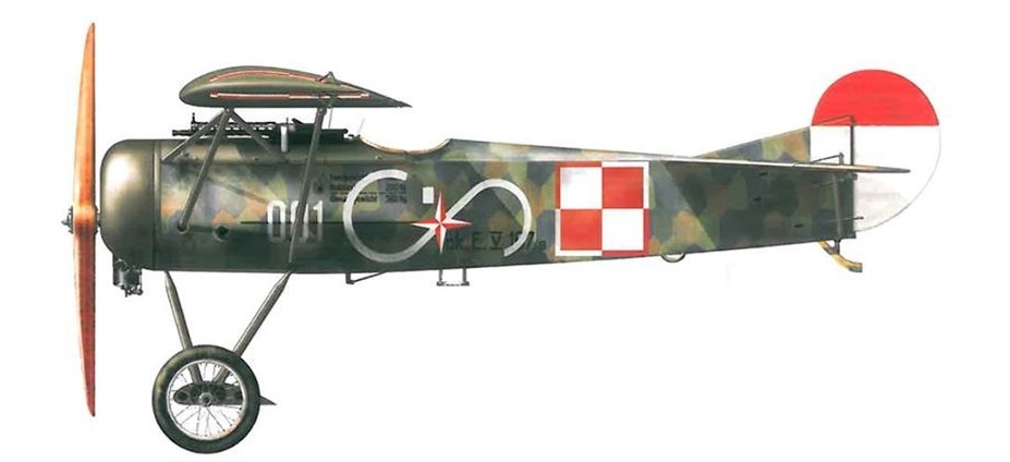 Profil couleur du Fokker E.V