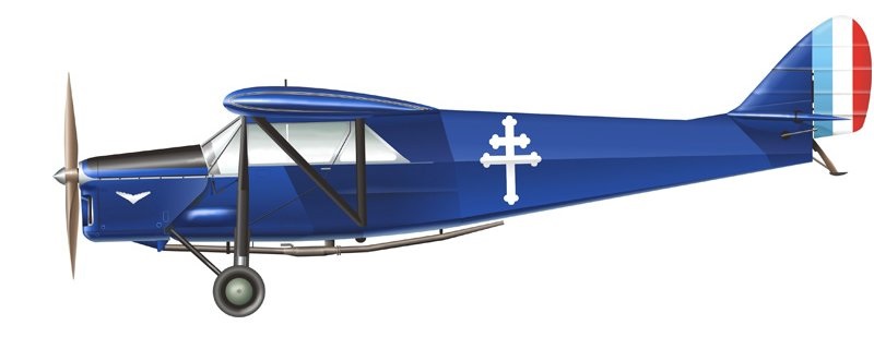 Profil couleur du De Havilland D.H.80 Puss Moth