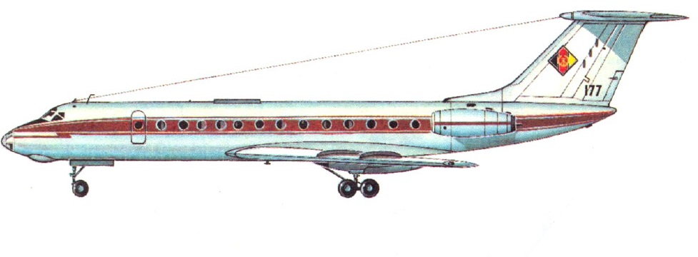 Profil couleur du Tupolev Tu-134 ‘Crusty’