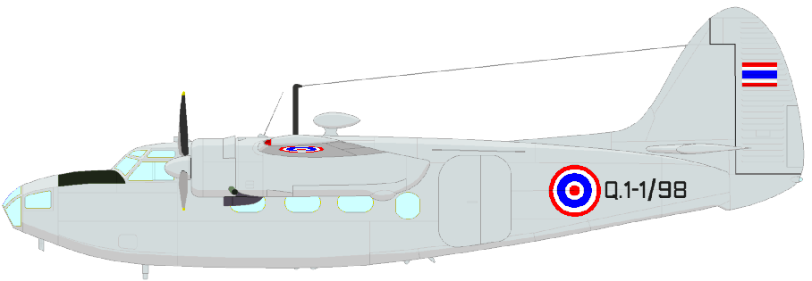 Profil couleur du Percival P-50 Prince / P-57 Sea Prince