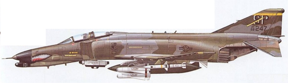 Profil couleur du McDonnell-Douglas F-4G Wild Weasel