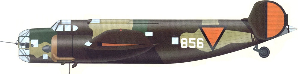 Profil couleur du Fokker T.V