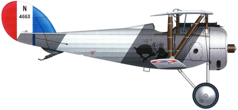 Profil couleur du Nieuport Nie.24/Nie.27