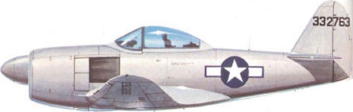Profil couleur du Curtiss XP-60