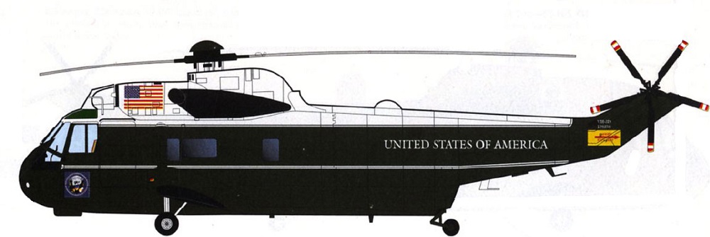 Profil couleur du Sikorsky VH-3 ‘Marine One’