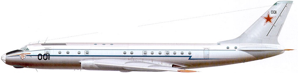 Profil couleur du Tupolev Tu-104 ‘Camel’
