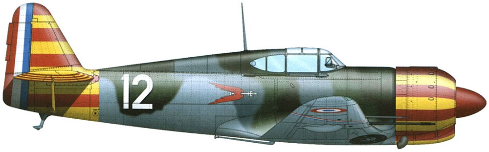 Profil couleur du Bloch MB.155