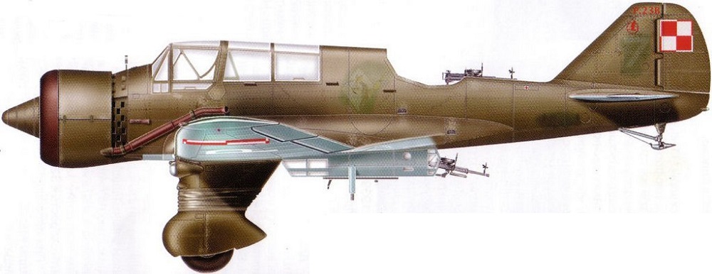 Profil couleur du P.Z.L. P.23 Karaš