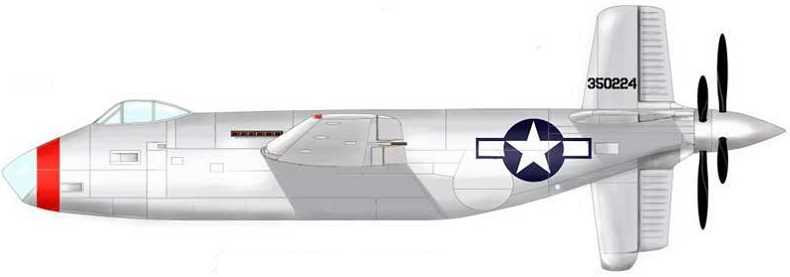 Profil couleur du Douglas XB-42 Mixmaster