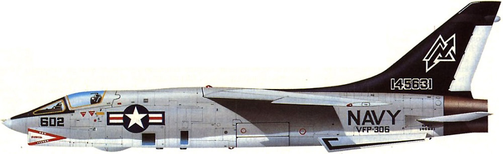 Profil couleur du Vought (L.T.V.) RF-8 Crusader