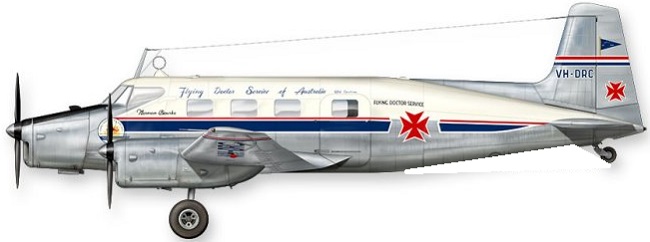 Profil couleur du De Havilland Australia DHA-3 Drover