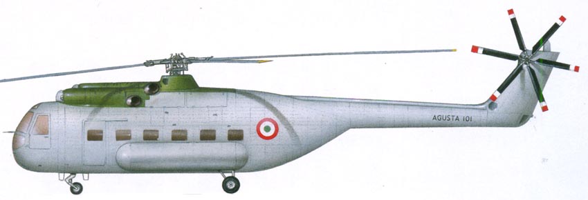 Profil couleur du Agusta A-101