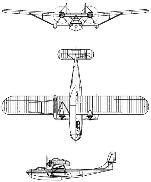 Plan 3 vues du Martin P3M