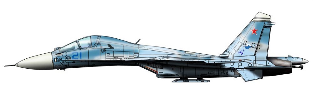 Profil couleur du Sukhoi Su-27KUB ‘Flanker-D’