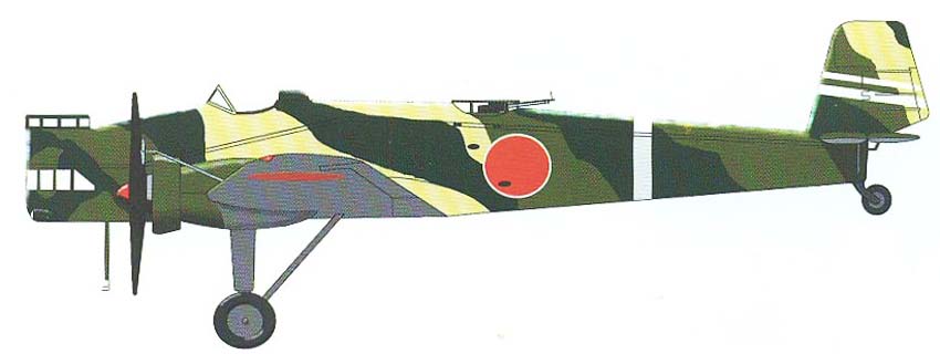 Profil couleur du Mitsubishi Ki-2 ‘Louise’