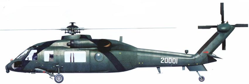 Profil couleur du Harbin Z-20