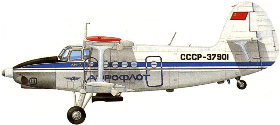 Profil couleur du Antonov An-3