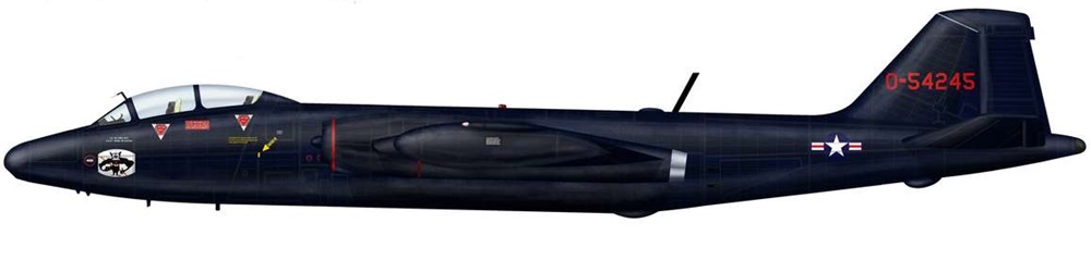Profil couleur du Martin EB-57 / RB-57 Intruder