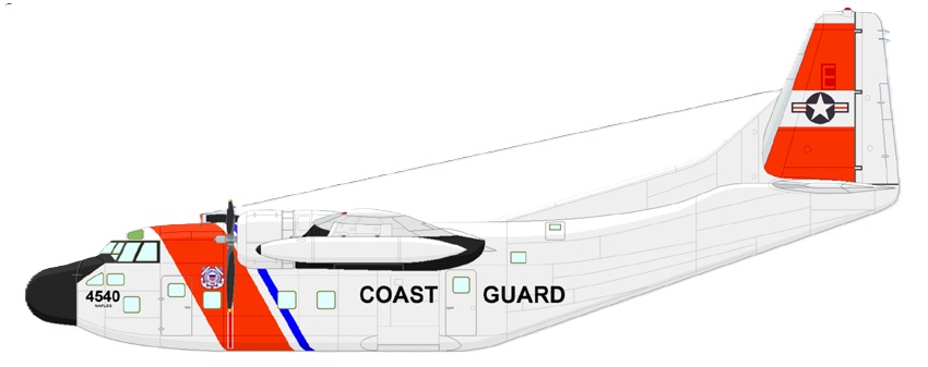 Profil couleur du Fairchild HC-123 Provider