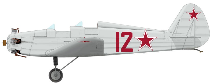 Profil couleur du Yakovlev UT-2 ‘Mink’