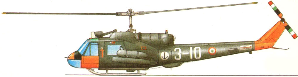 Profil couleur du Agusta-Bell AB-204