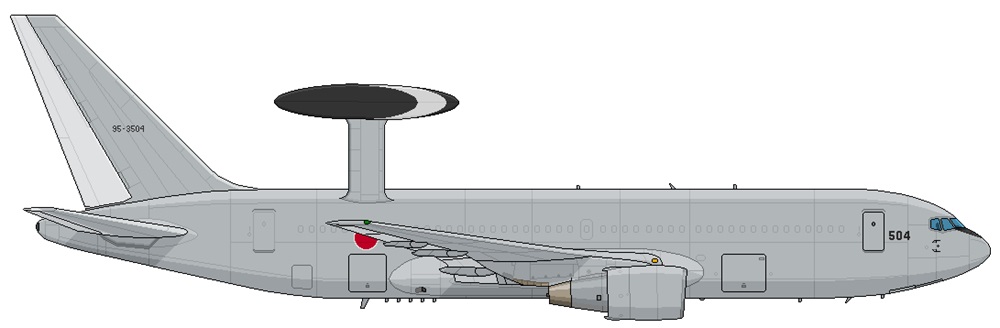 Profil couleur du Boeing E-767